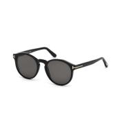 Zwarte montuur zonnebril model Ft0591 Tom Ford , Black , Unisex