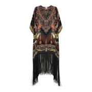 Fringe Dance Kaftan met Duende Camilla , Multicolor , Dames