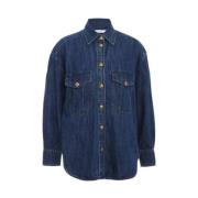 Sapphire Denim Shirt Luminosity Collectie Zimmermann , Blue , Dames