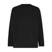 Katoenen Logo Sweatshirt Y-3 , Black , Heren