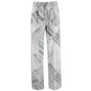 Zijden Rechte Elastische Broek Kiton , Gray , Dames