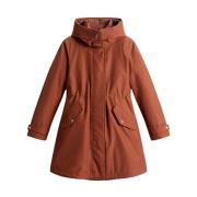 3-in-1 Parka Katoenen Jas Woolrich , Brown , Dames