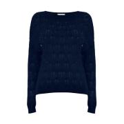 Mohair knitwear en truien Kocca , Blue , Dames