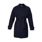 Elegant Polyester Trench Coat Liu Jo , Blue , Heren