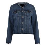 Spijkerjas voor dames 7 For All Mankind , Blue , Dames