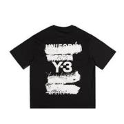 Casual Katoenen T-shirt Y-3 , Black , Heren