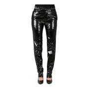 Zwarte en grijze broek Philosophy di Lorenzo Serafini , Black , Dames