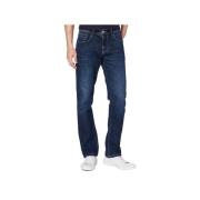 Woodstock Stone Blue Jeans Camel Active , Blue , Heren