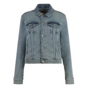 Spijkerjas voor dames 7 For All Mankind , Blue , Dames