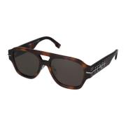 Stijlvolle zonnebril Maison Fe40130F Fendi , Brown , Unisex