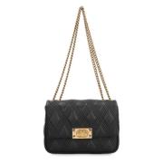 Quiltie Leren Schoudertas Valentino , Black , Dames