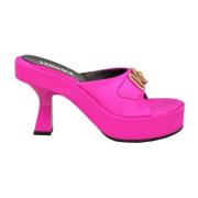 Satin Schoenen Collectie Versace , Pink , Dames