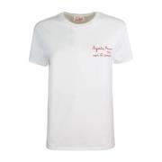 Korte Mouw T-Shirt Augustus Liefde Emilie MC2 Saint Barth , White , Da...