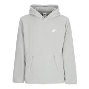 Club Windized Hoodie Lt Smoke Gray/White Nike , Gray , Heren