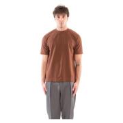 Zachte Cashmere Jersey Tee Circolo 1901 , Brown , Heren