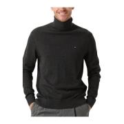 Kasjmier Roll Neck Sweater Tommy Hilfiger , Gray , Heren