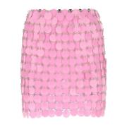 Maxi Sequins Mini Rok Paco Rabanne , Pink , Dames