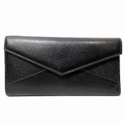 Pre-owned Leather wallets Cartier Vintage , Black , Dames