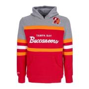 NFL Headcoach Hoodie Scarlet Mitchell & Ness , Red , Heren