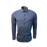 Jersey Overhemd, Middenblauw Sonrisa , Blue , Heren