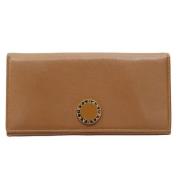 Pre-owned Leather wallets Bvlgari Vintage , Brown , Dames