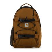 Canvas Kickflip Rugzak Carhartt Wip , Brown , Heren