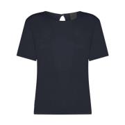 Zijden Cupro T-shirt RRD , Blue , Dames