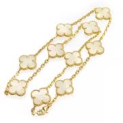 Pre-owned Metal necklaces Van Cleef & Arpels Pre-owned , Yellow , Dame...