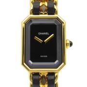 Pre-owned Metal watches Chanel Vintage , Black , Dames