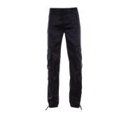 Cargo Satijnen Broek voor Vrouwen Dondup , Black , Dames