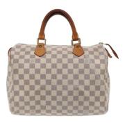 Pre-owned Canvas louis-vuitton-bags Louis Vuitton Vintage , White , Da...