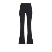 Wijd uitlopende Nylon Broek RRD , Black , Dames