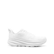 Witte Veterschoen met Geribbelde Zool Hoka One One , White , Heren