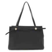 Pre-owned Leather shoulder-bags Hermès Vintage , Black , Dames