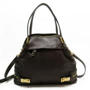 Pre-owned Leather shoulder-bags Chloé Pre-owned , Brown , Dames