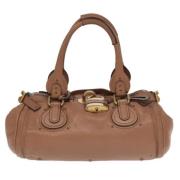 Pre-owned Leather handbags Chloé Pre-owned , Brown , Dames