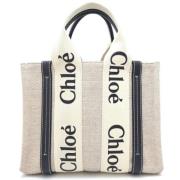 Pre-owned Canvas totes Chloé Pre-owned , White , Dames