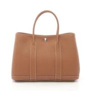 Pre-owned Leather handbags Hermès Vintage , Brown , Dames