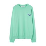 Groene Gedrukte Achter Sweater JW Anderson , Green , Heren