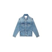 Denim Jack met Lange Mouwen en Zakken Isabel Marant , Blue , Heren