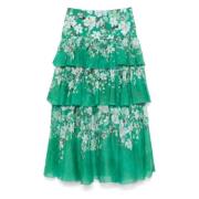 Groene Geplooide Rok Zimmermann , Green , Dames