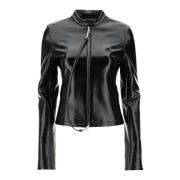 Zwarte Katoenen Ritsjas Courrèges , Black , Dames