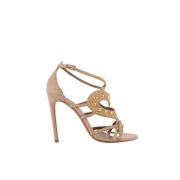 Pre-owned Suede heels Alaïa Pre-owned , Pink , Dames