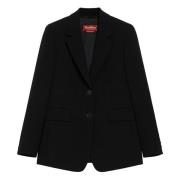 Nero Linz Elegante Jurk Max Mara Studio , Black , Dames