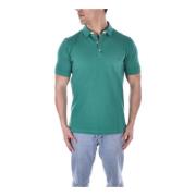 Groen Poloshirt met Voorlogo Fay , Green , Heren