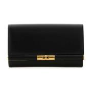 Marlene Zwarte Leren Handtas Dolce & Gabbana , Black , Dames