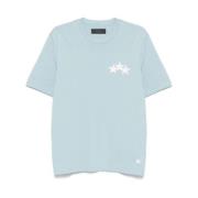 Drie Sterren Hemelsblauw T-shirt Amiri , Blue , Heren