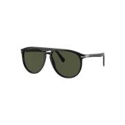 Zwarte Acetaat Zonnebril Mod. Po311/S Persol , Black , Unisex