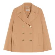 Lente Camel Margot Stijlvolle Jurk Max Mara , Brown , Dames