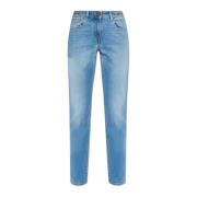 Jeans met toelopende pijpen Versace , Blue , Dames